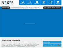 Tablet Screenshot of nexessolutions.com